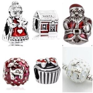 6 Christmas Collection Charm Bundle Set - 6 Charms